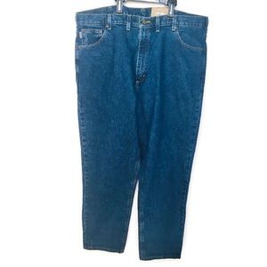 NWT Mens Carhartt 44x32 Relaxed Fit Denim Jeans